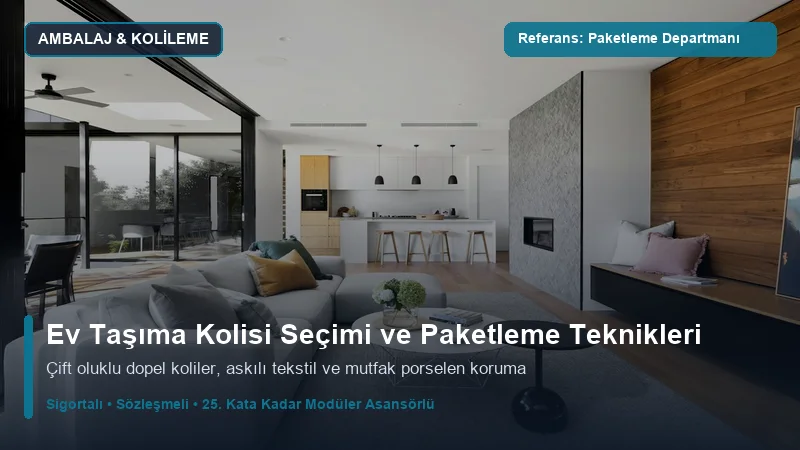 Ev Taşıma Kolisi Seçimi ve Profesyonel Paketleme Teknikleri