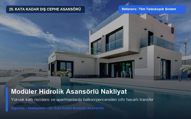 Modüler Dış Cephe Asansörü