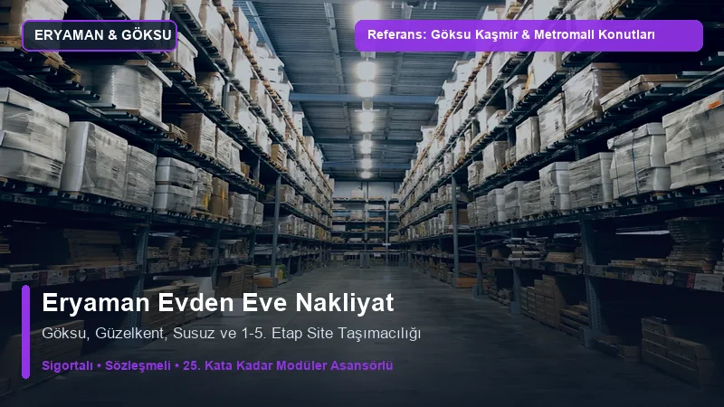 Eryaman Evden Eve Nakliyat - Eryaman Göksu Park & Metromall Rezidans Blokları