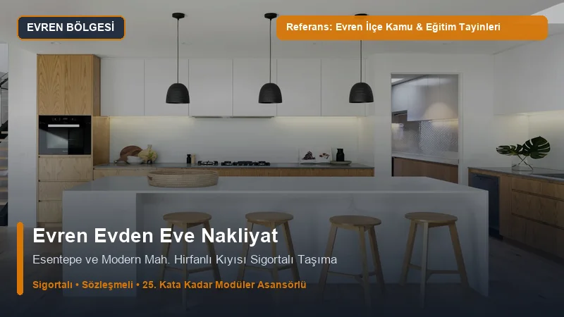 Evren Evden Eve Nakliyat - Evren İlçe Kamu Kurumları & Hirfanlı Sahil Konutları