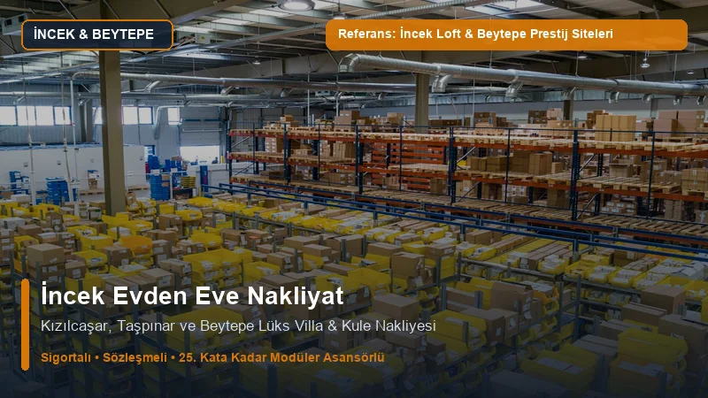 İncek Evden Eve Nakliyat - İncek Loft & Sinpaş İncek Kule/Villa Operasyonları