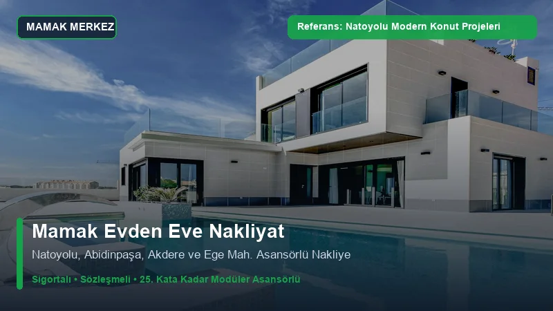 Mamak Evden Eve Nakliyat - Natoyolu & Doğukent Bulvarı Kentsel Dönüşüm Konutları